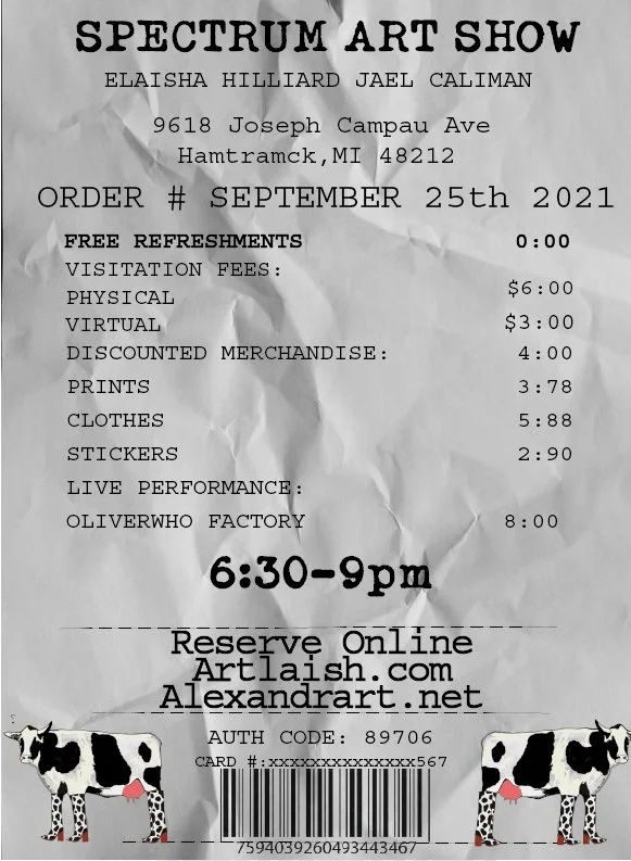 ‘Spectrum’ duet art show debuted September 25th 2021