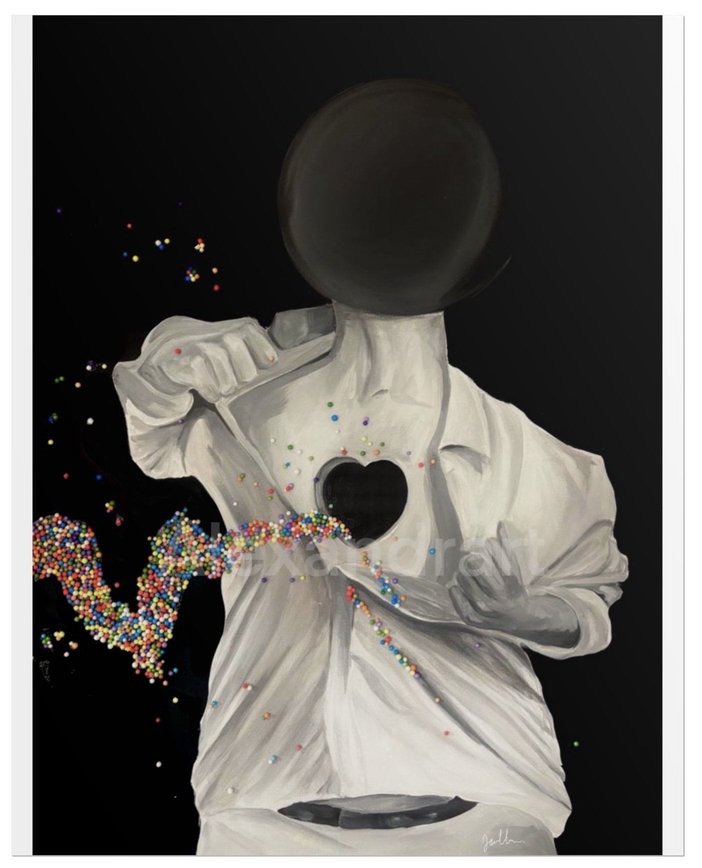 Heart Break - Fine art Giclee Art Print