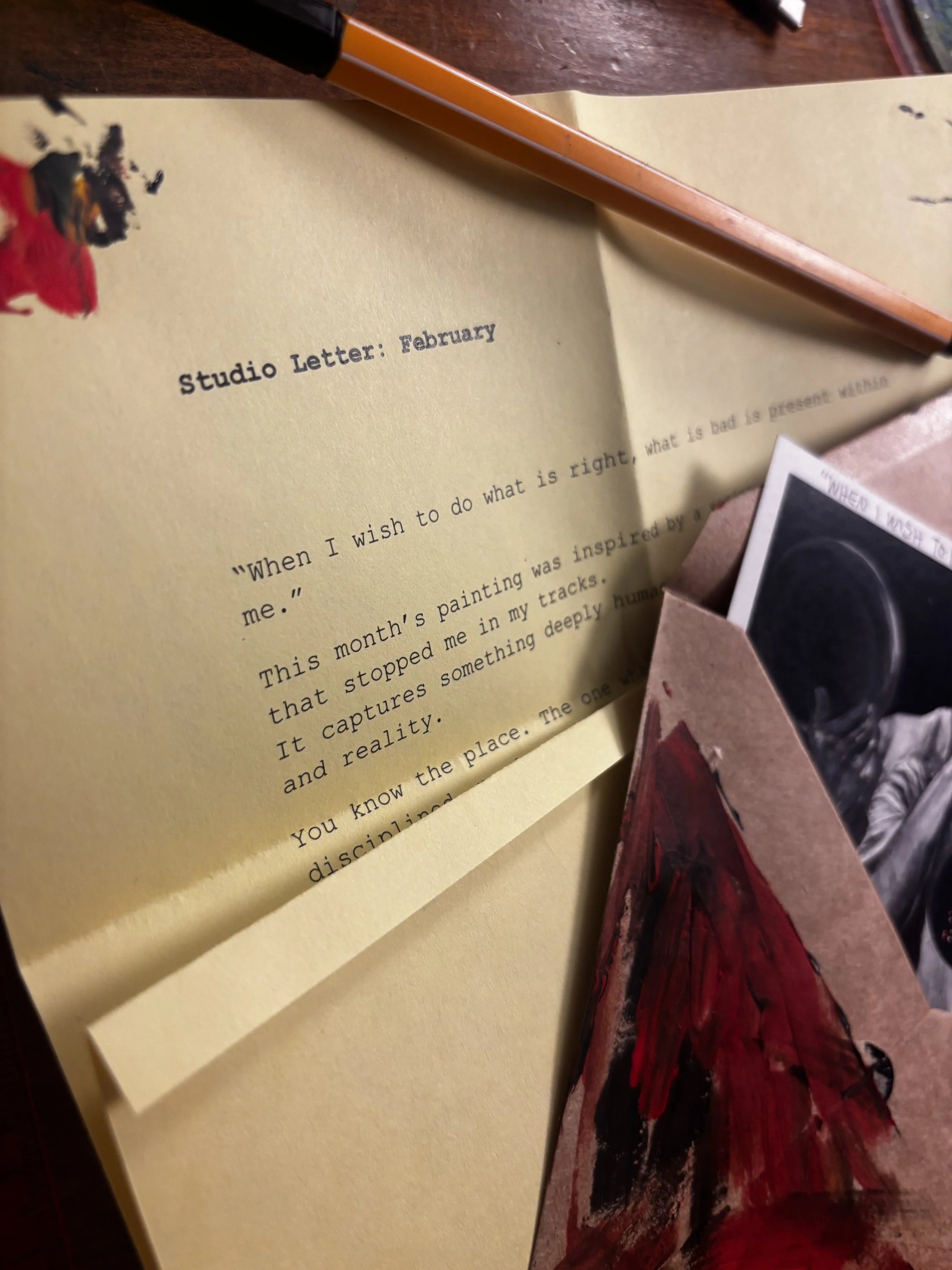 I finally started a snail mail