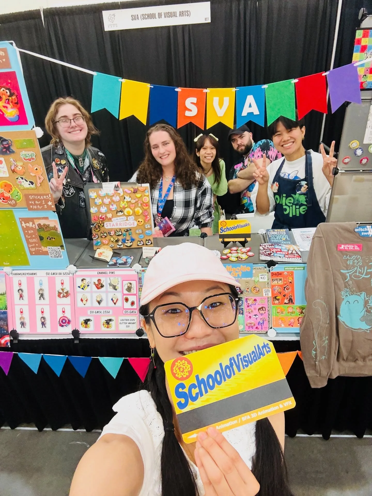 So much joy seeing our @svanyc @svabfaanimation @sva3danimationvfx family blooming at @lightboxexpo ! Our students becoming artists, alumni finding their voices, and teachers shining with their own creations. Every smile and spark filled me with prid