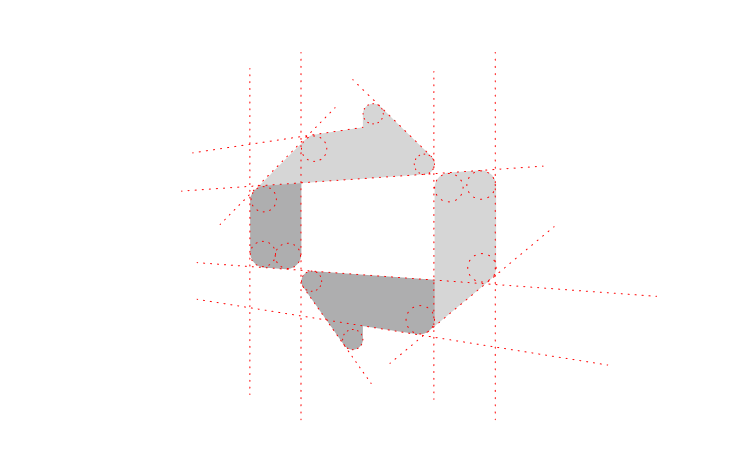  The construction of the refreshed product icon 