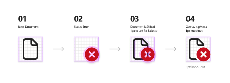  Sample icon construction. 