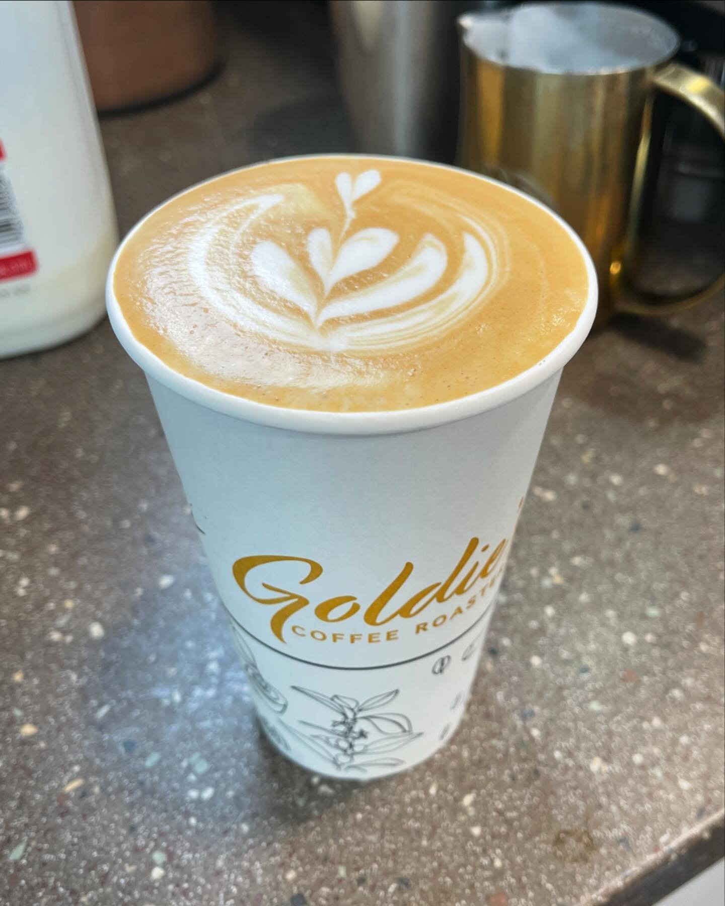 Liquid sunshine 🫶 #goldiescoffeeroasters #alaska #coffeeshop #drivethru #specialtycoffee #latteart