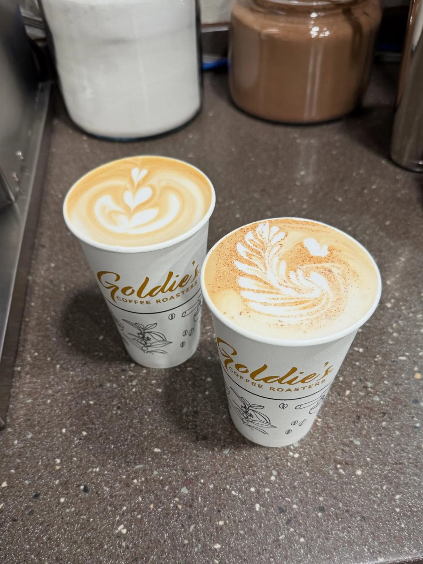 Just a couple more days for October and our Apple Crisp latte 🍂🍎✨#octobervibes #alaska #womenwhoroast #specialtycoffeeroaster #goldiescoffeeroasters #coffeeshop