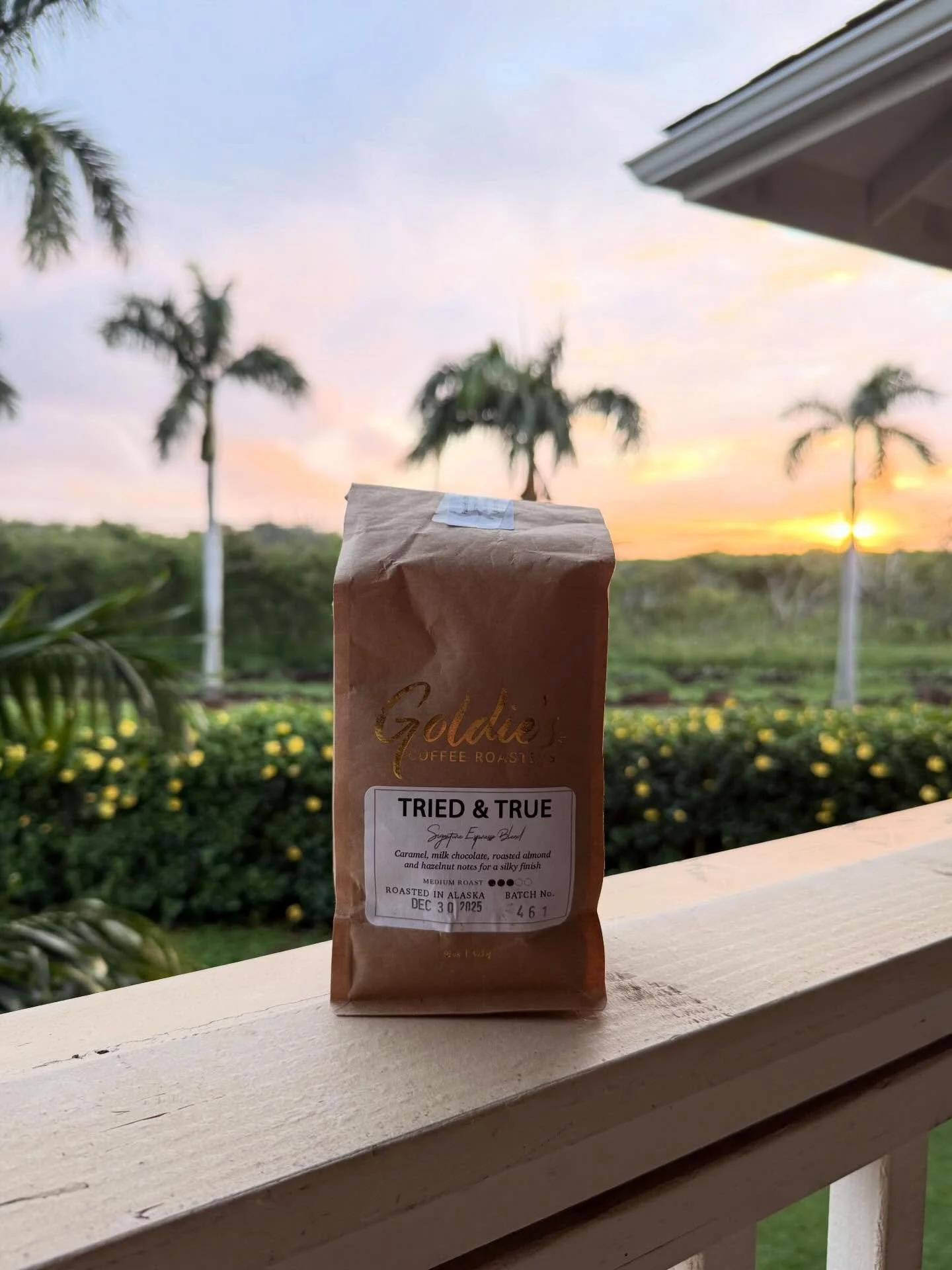 The best travel companion. ✈️🌺☕️ #goldiescoffeeroasters #alohaescape #womenwhoroast #specialtycoffee