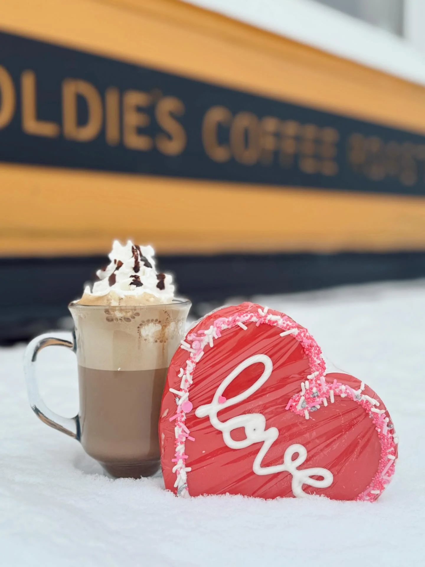 Valentine&rsquo;s Day is right around the corner! Make sure to treat your sweetie (or yourself) this weekend. 🥰💌☕️ We have a lovely line up of February specials and the cutest cookies just arrived&hellip; #goldiescoffeeroasters #alaska #womenwhoroa