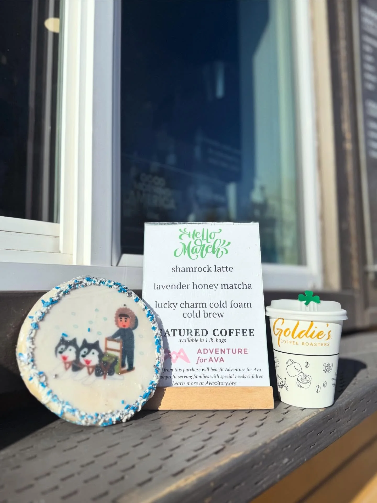 New month, new specials! 🍀🌈✨ #goldiescoffeeroasters #alaska #march #specialtycoffeeshop #drivethu