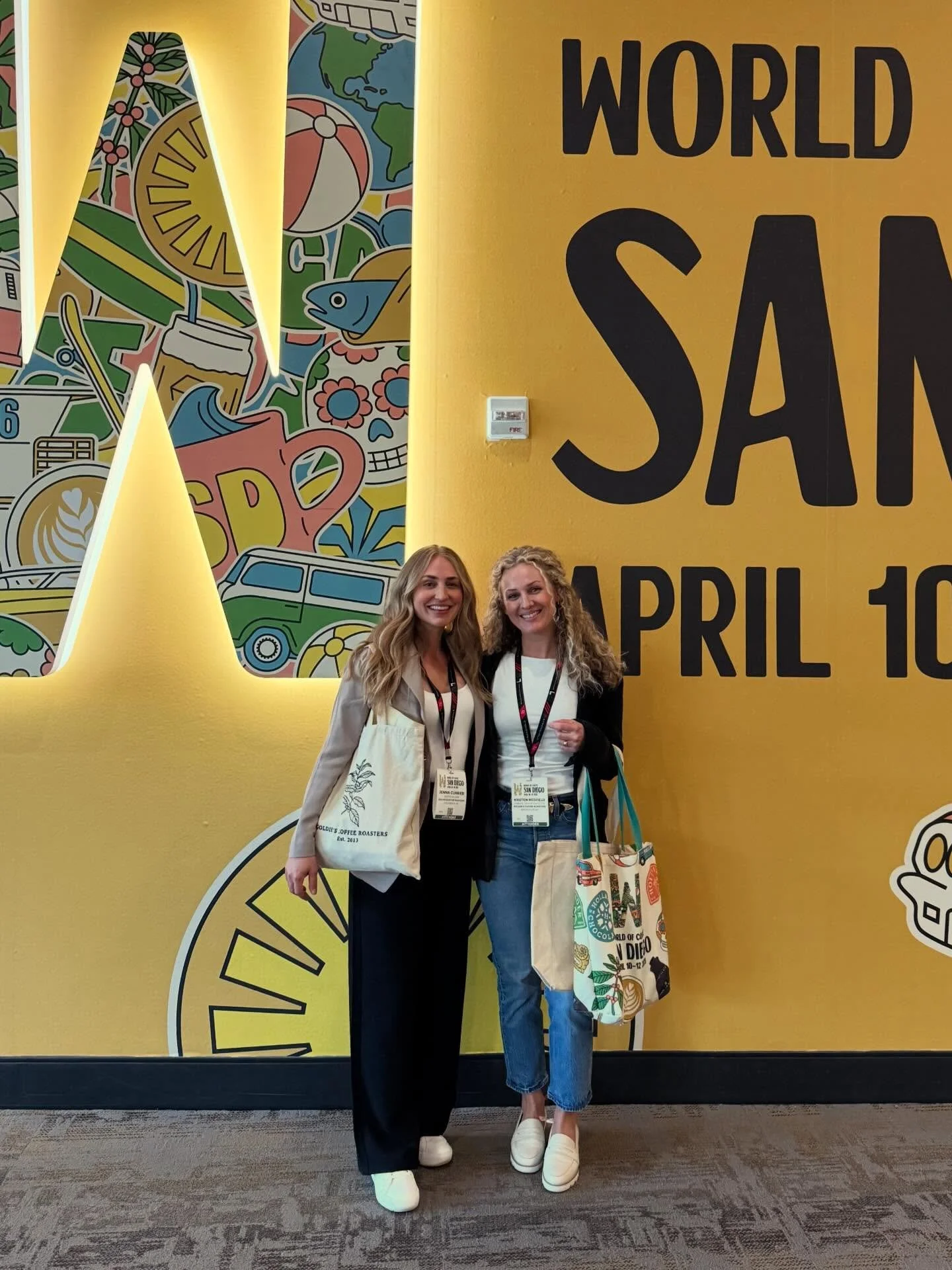 World of Coffee recap! ✈️🌴☕️ What a beautiful weekend in San Diego spent connecting, learning and immersing ourselves in the industry. Huge thank you to our families and staff for holding down the fort. This week we return, a little tired, but total