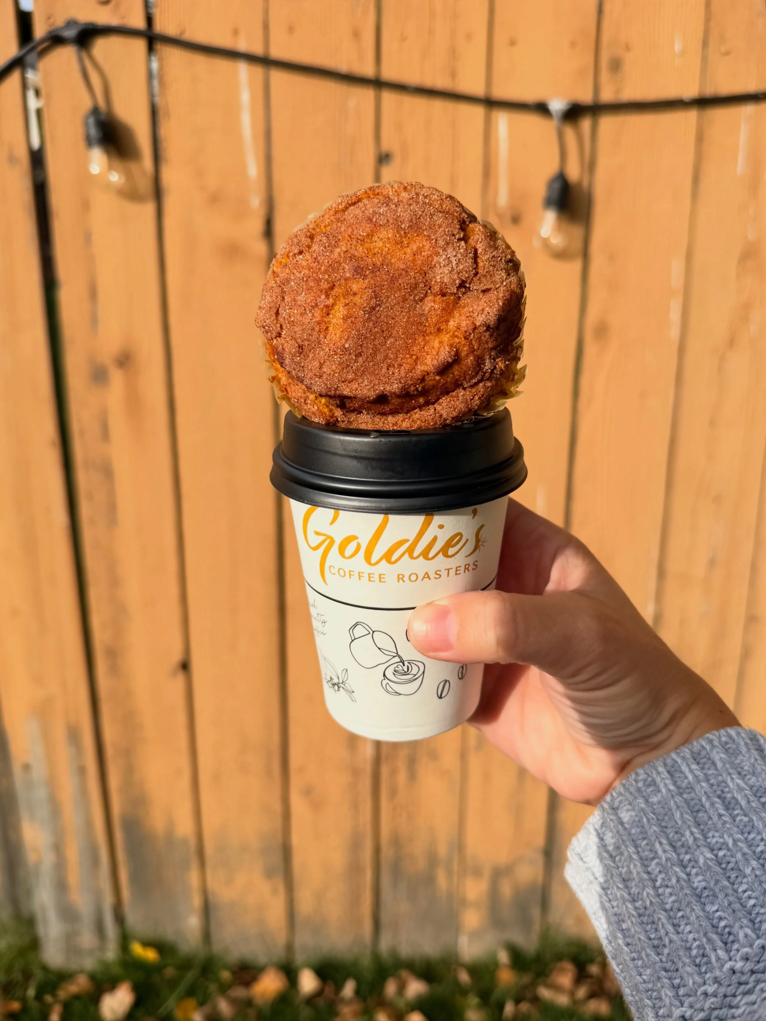 We are stocked back up on our gluten free favorites from @lousbakeryak including the seasonal Pumpkin Oat muffin! 🎃🍂🍁 #glutenfree #localbakery #alaska #goldiescoffeeroasters