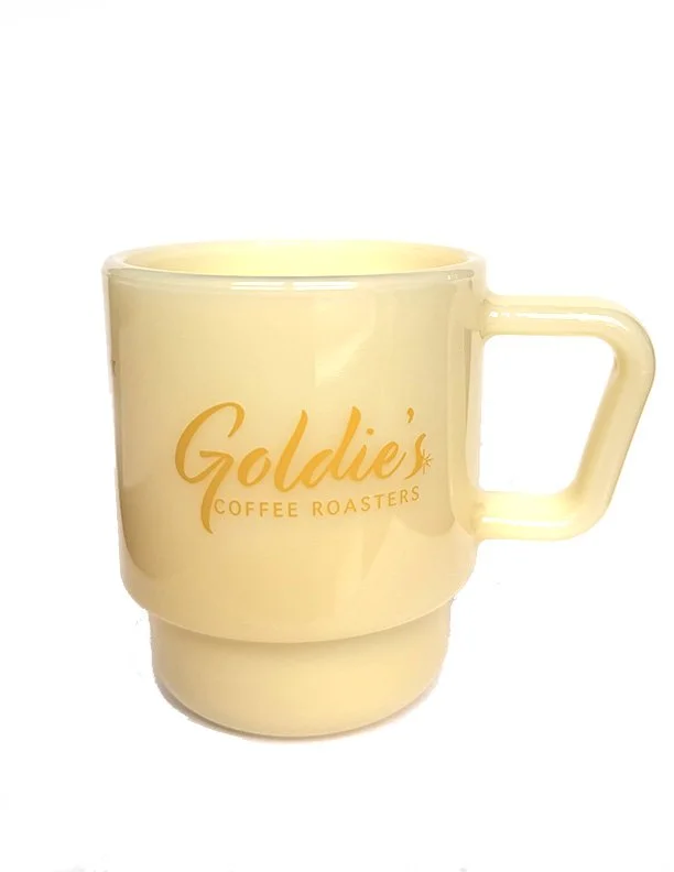 Yellow Milk Glass