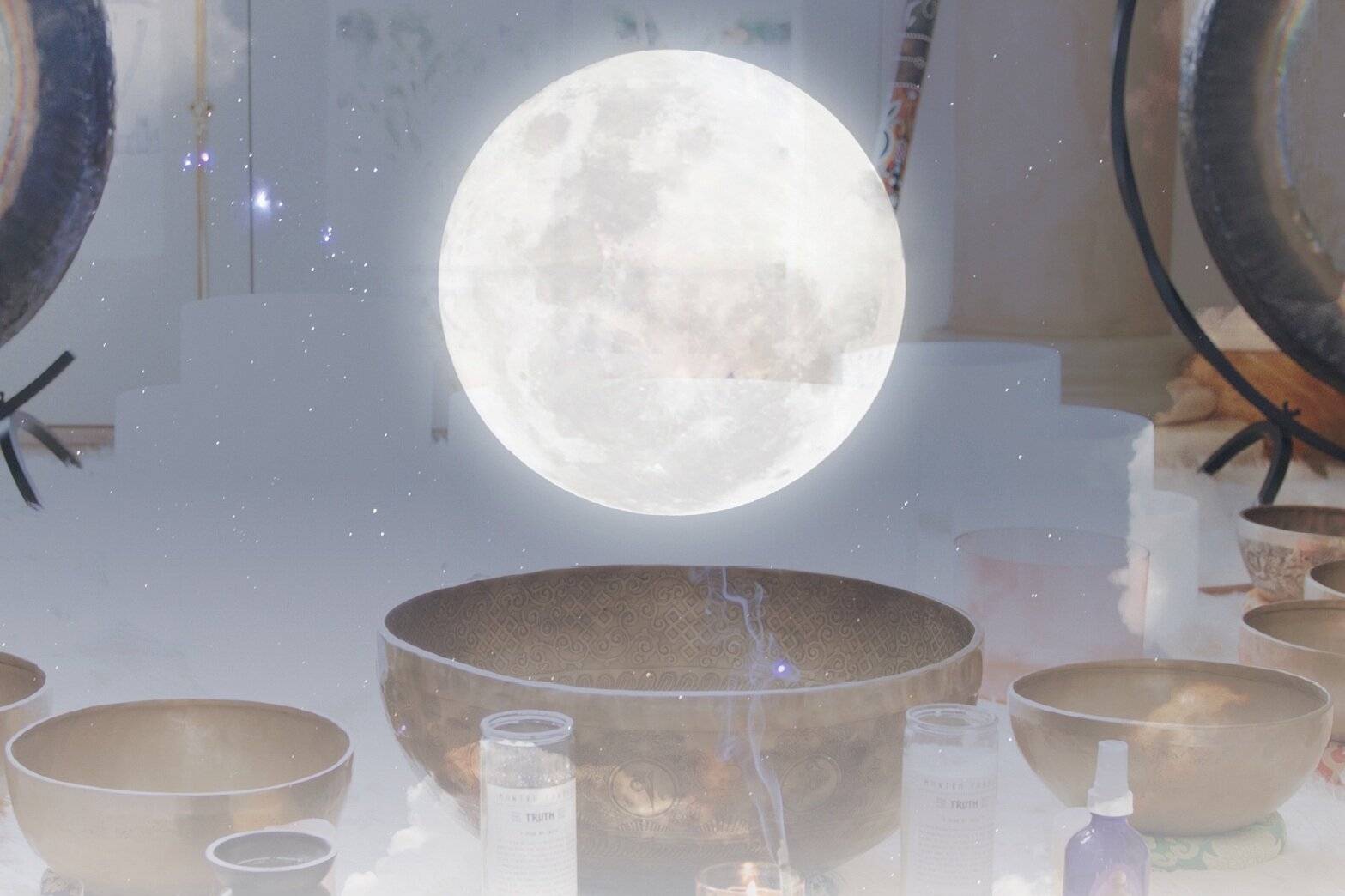 Virtual Sound Bath Meditation - Full Moon in Leo