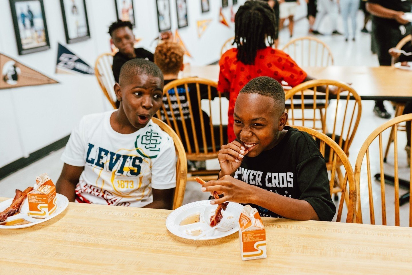 How we feel about breakfast for dinner 🤩🤩🤩⁠
⁠
#PracticeHardPrayHarder