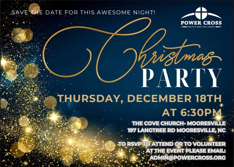 We are one week out from our annual Christmas Party!! 🎄🎁
We can&rsquo;t wait to celebrate this great evening with you and your families. 
Come ready to celebrate Jesus, eat great food, open gifts, and just have a great time❗️