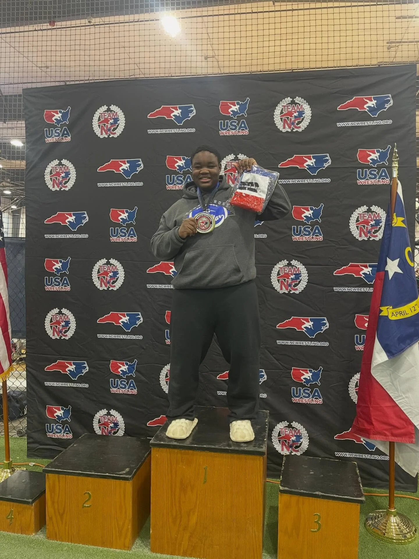 Congratulations to Tavarious White on becoming a State Champion Wrestler 🥇
We are so proud of you!!