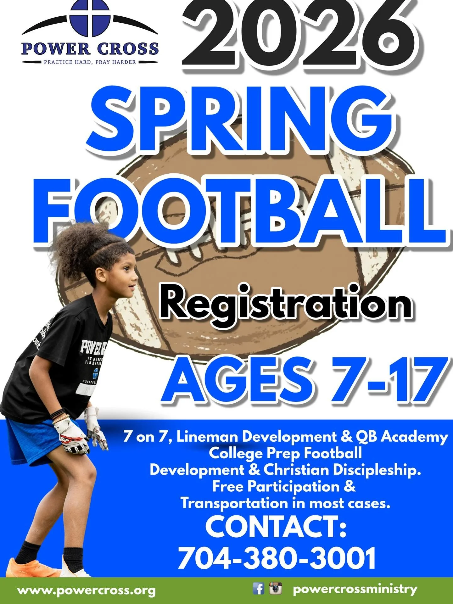 SPRING SPORTS 🏈 ⚾️ Registration is happening now!!!

Travel and Rec Baseball ⚾️ 
Ages 7-14
 
7 on 7 Football 🏈 
QB Academy
Lineman Development 
Ages 7-17

Contact us today to get started.