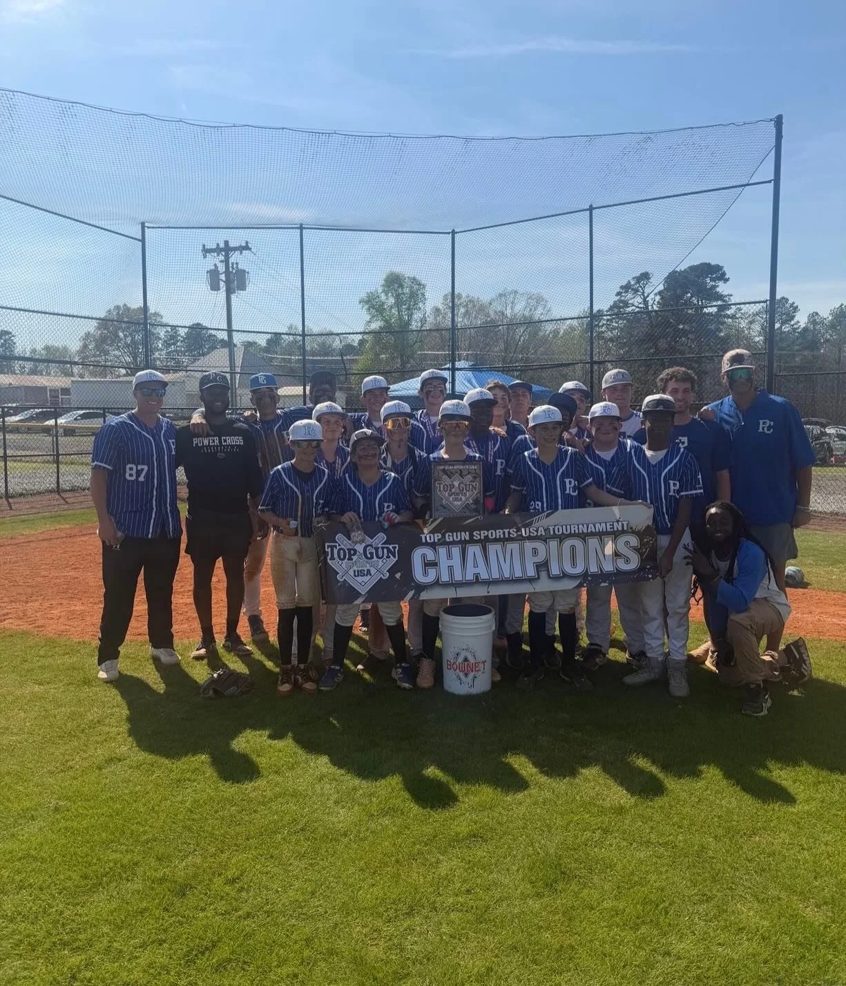 Congratulations to our 13U baseball team on winning Top Gun down in Charlotte over the weekend!! 🥇