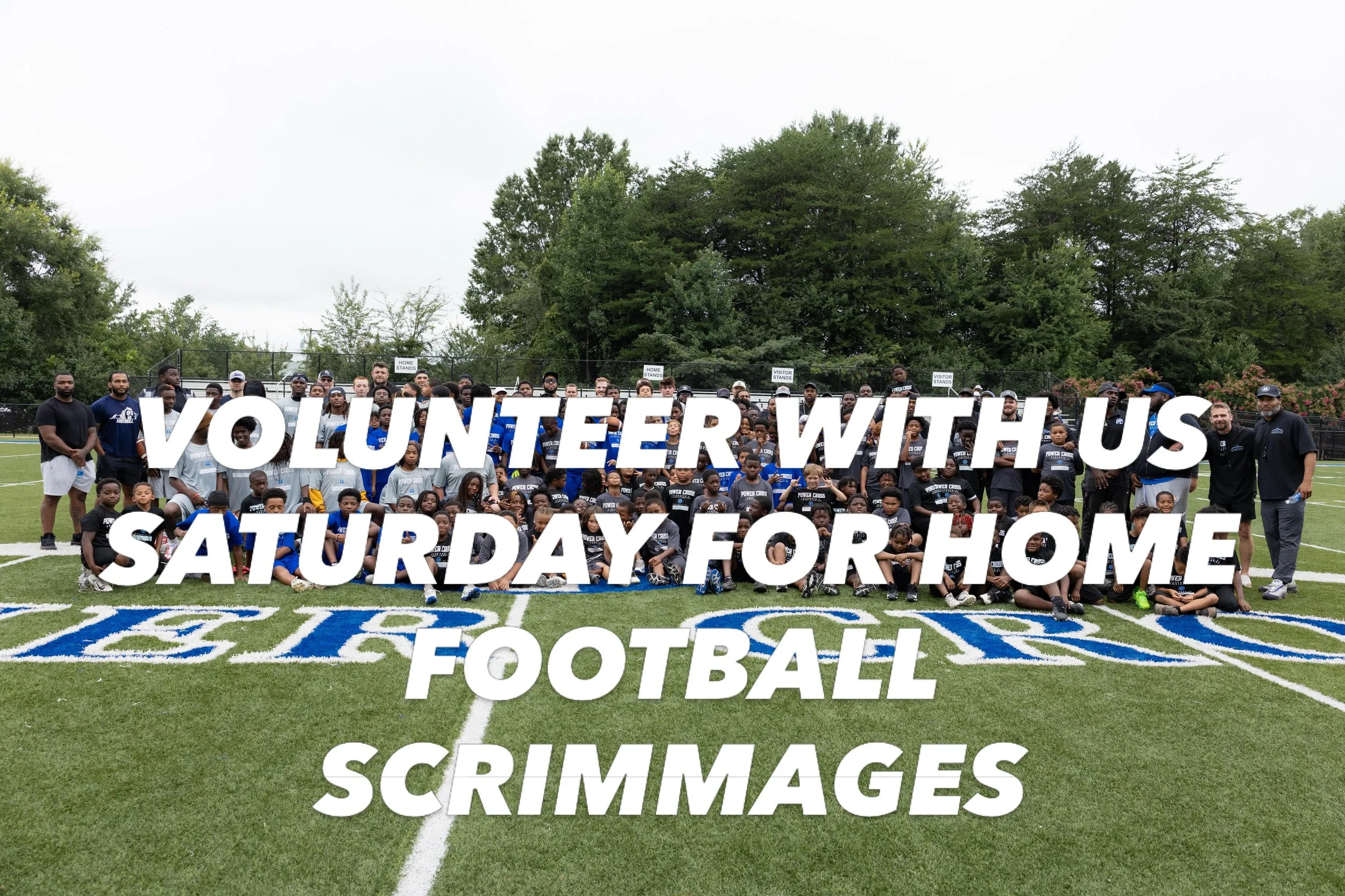 We need extra hands for Saturdays Home Football Scrimmages! Click the Signup Genius Link in the comments to sign up to serve!