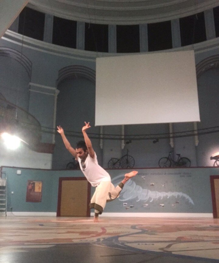 Dancing at the Leeds museum for a film shoot !