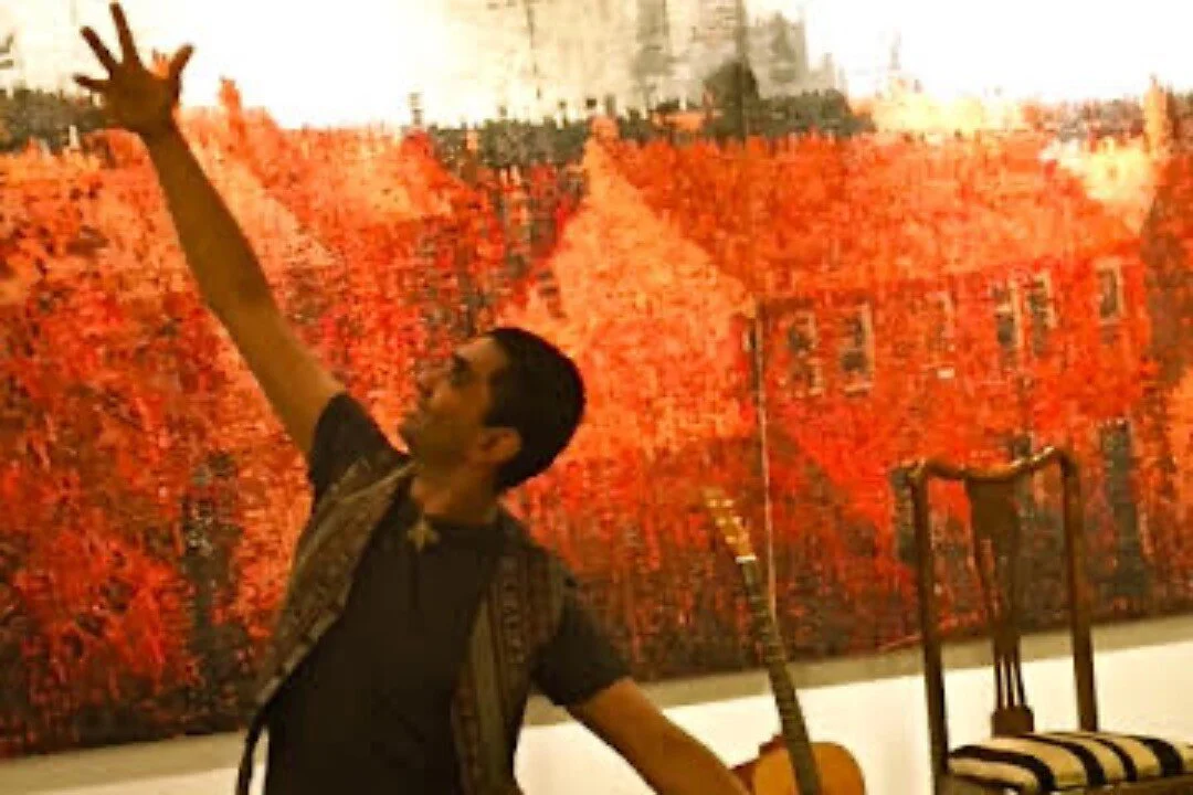 Dancing to some marvellous English poetry written by David Aldred. &ldquo; The city of York always ignites a creative spark &ldquo; says Shrikant