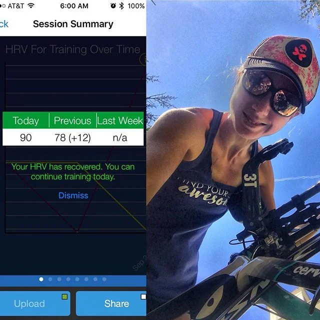 It's important to rest when your body is stressed to avoid injury and illness. Yesterday I woke up feeling stressed, tired and still battling a cold. I've been taking my heart rate variability (HRV) to assess whether my body is ready for training usi
