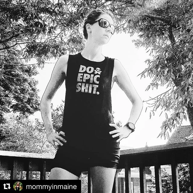 #Repost @mommyinmaine (@get_repost)
・・・
Injury provides us an opportunity to pause, to think, and to plan. When we focus on self-care and personal growth vs. training we can #doepicshit and come back even stronger. I'm going to focus on habits that w