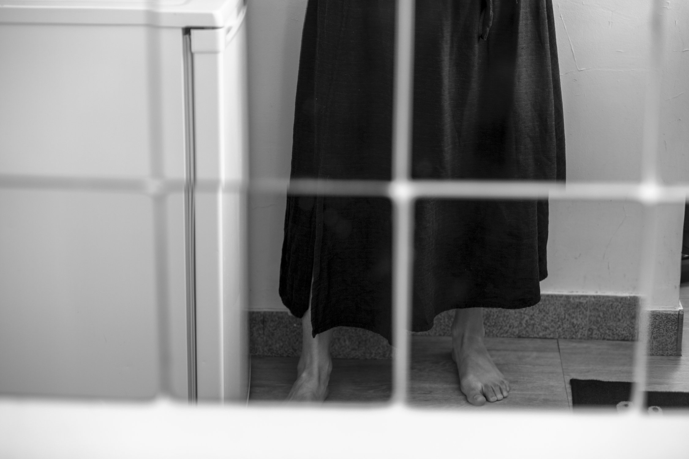 skirt in reflection bare feet.jpg