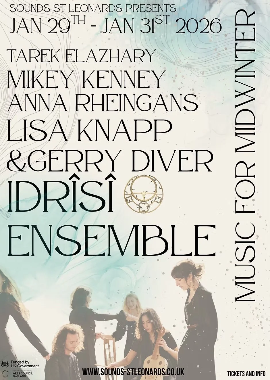 New Gig Announcement:  27 Jan 2026 - Music for Midwinter