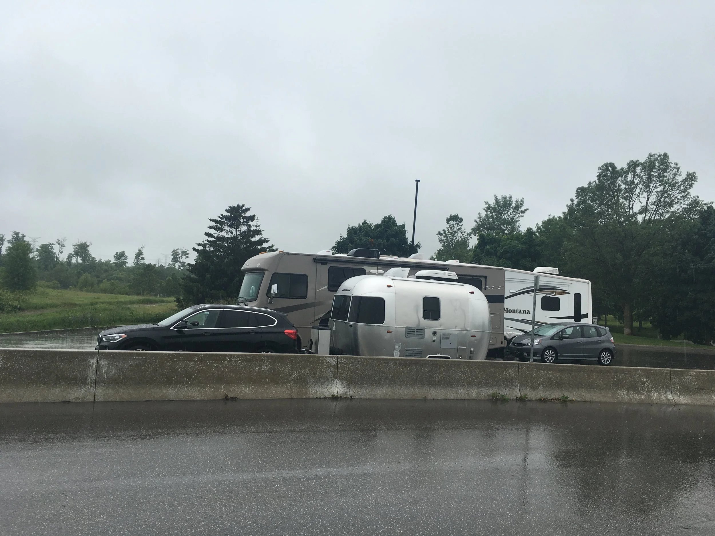 At a Rest Stop on the 401
