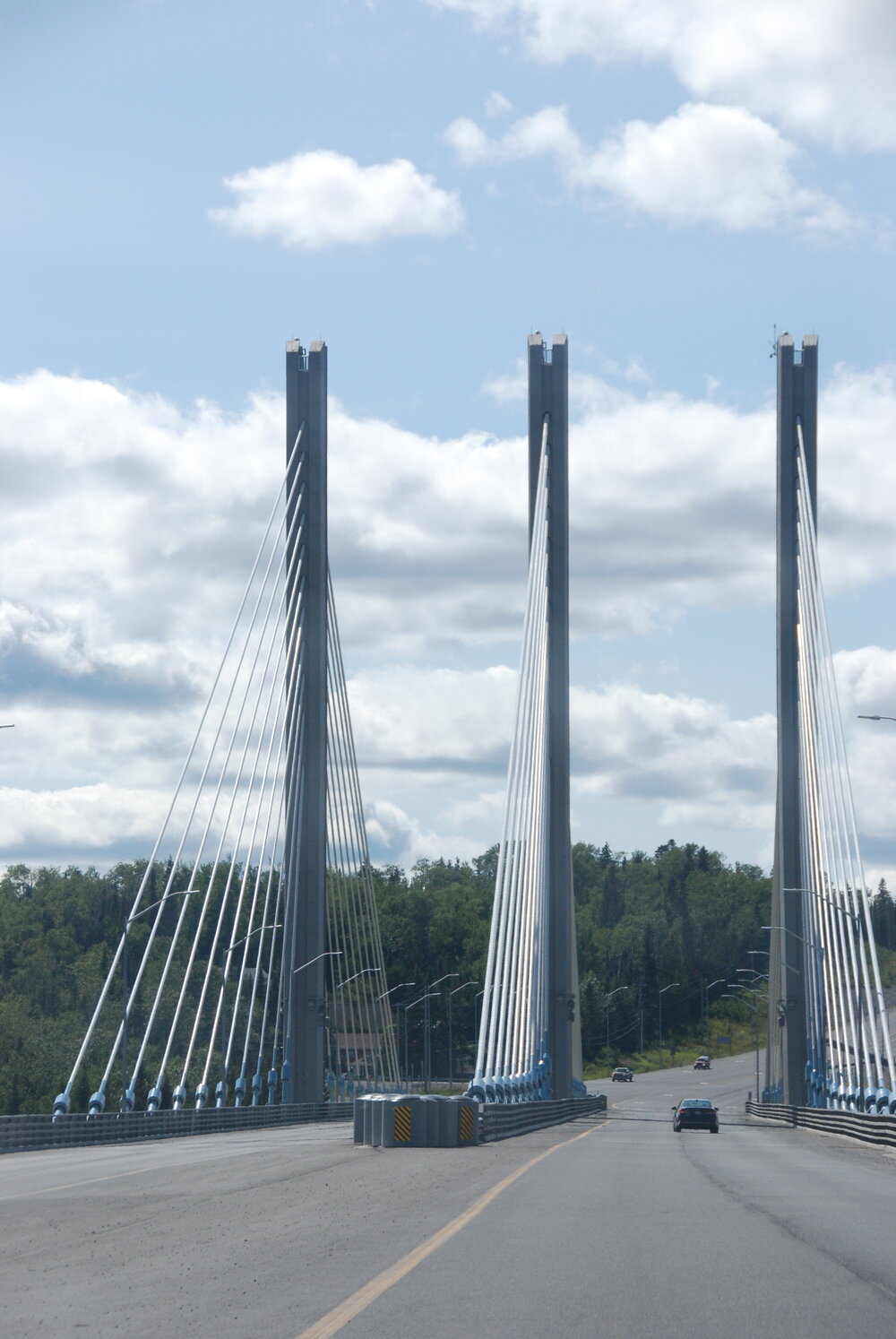 The beautiful Nipigon River Bridge