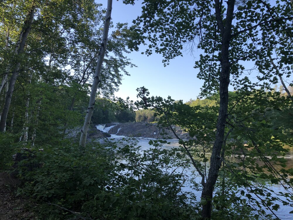 View of the Falls from the stairs