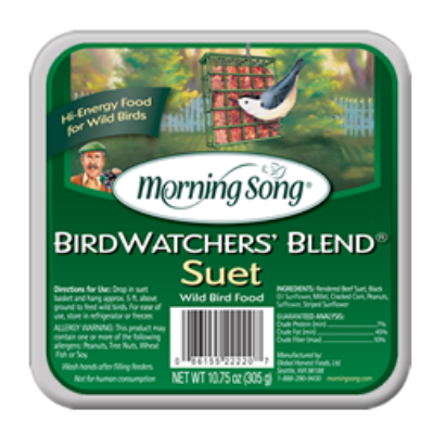 Morning Song Bird Watcher’s Blend Suet