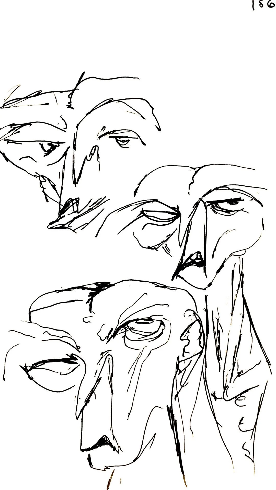 Supreme Leader Snoke Sketches