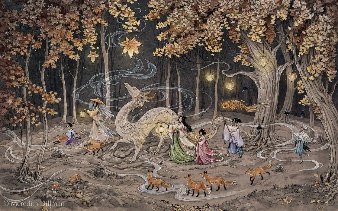 Ink Drawings — Woodland Fancies: The Art of Meredith Dillman