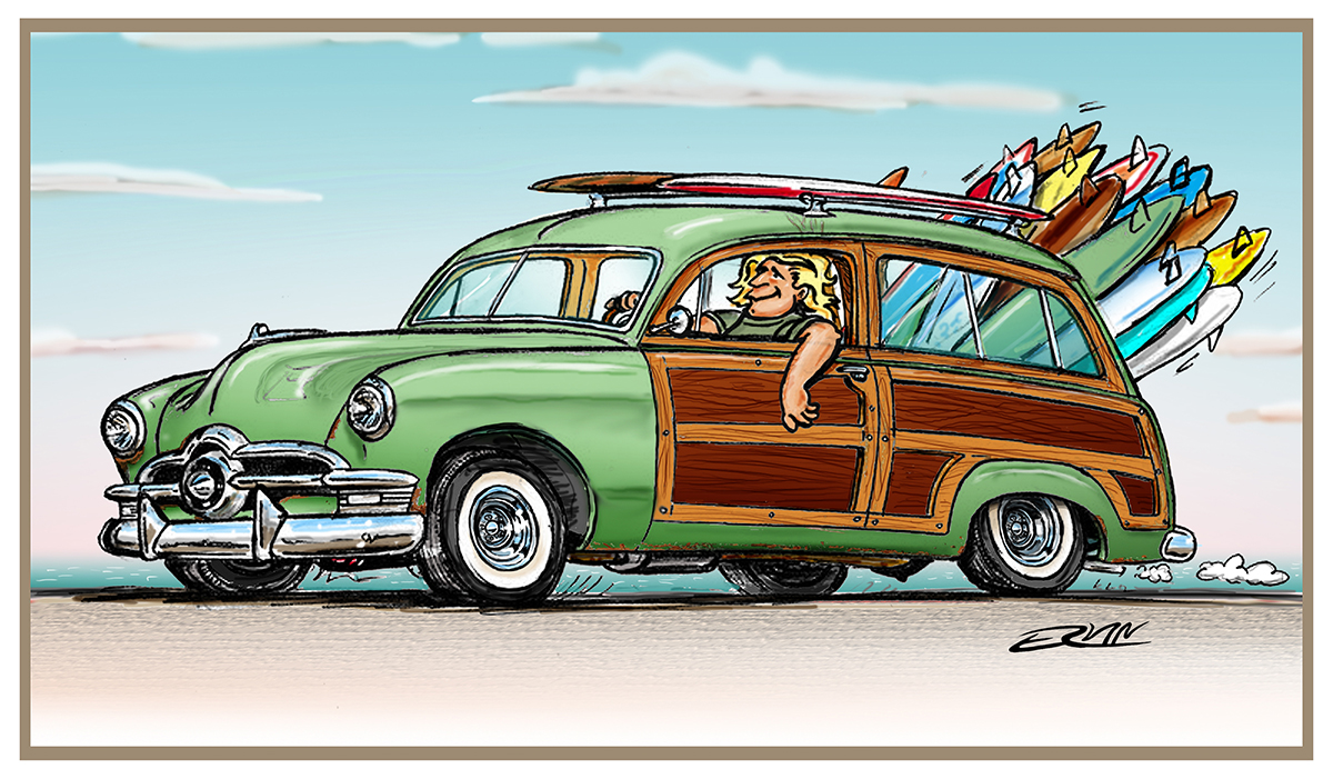 Surf Joe Surf (8x10-011) 8 x 10” includes white framing border