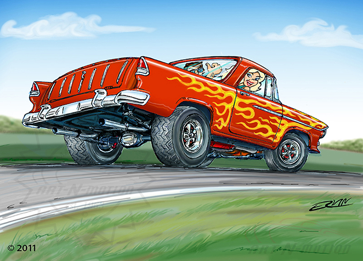 ’55 No Camino (8x10-015) 8 x 10” includes white framing border