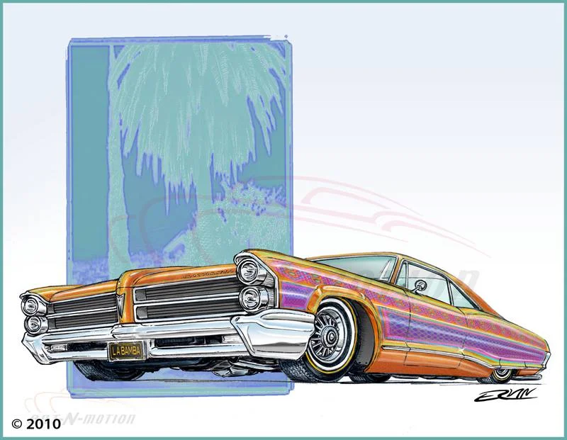 ’65 Catalina Lowrider (8x10-020) 8 x 10” includes white framing border