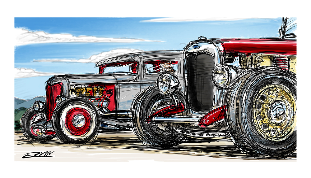 Le’s Go! (11x14-005) 11 x 14” includes white framing border ( three left)