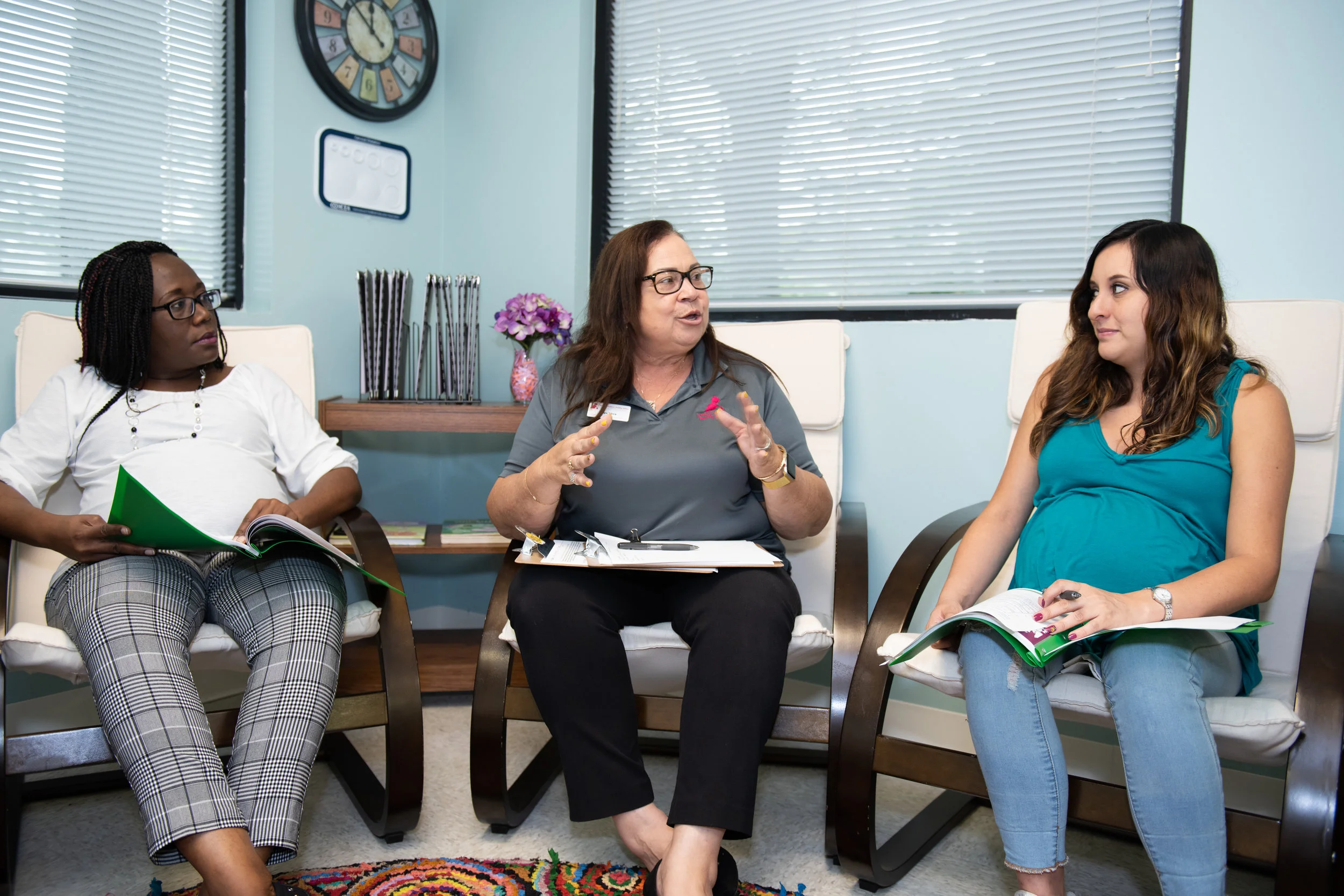 Support Group in session.