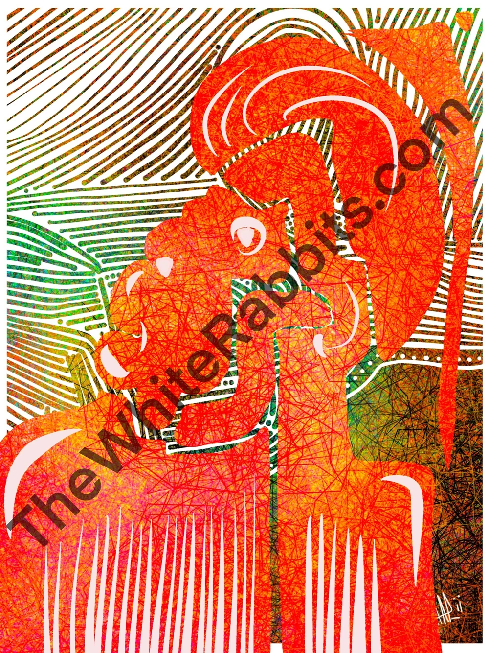 El Indio Maya digital artwork