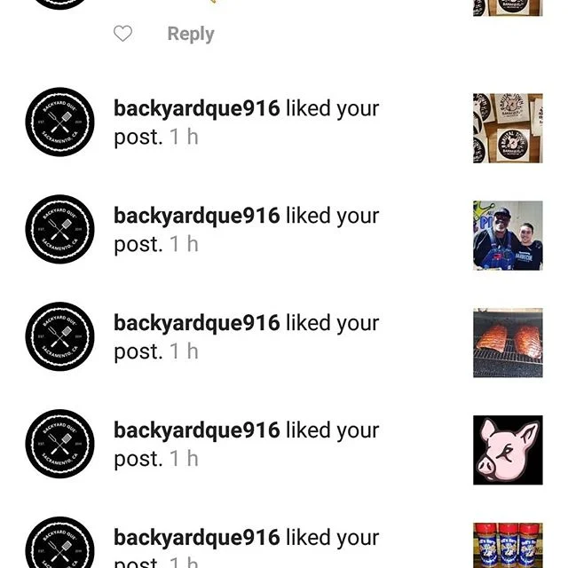 Cheers 🍻 @backyardque916 for the love mate 🤙
&bull;
&bull;
&bull;
#instalove #love #likes #instalikes #barbecue #BBQ #bbqlove #bbqlovers #food #appreciationpost #followers #backyardque916 #smoker #