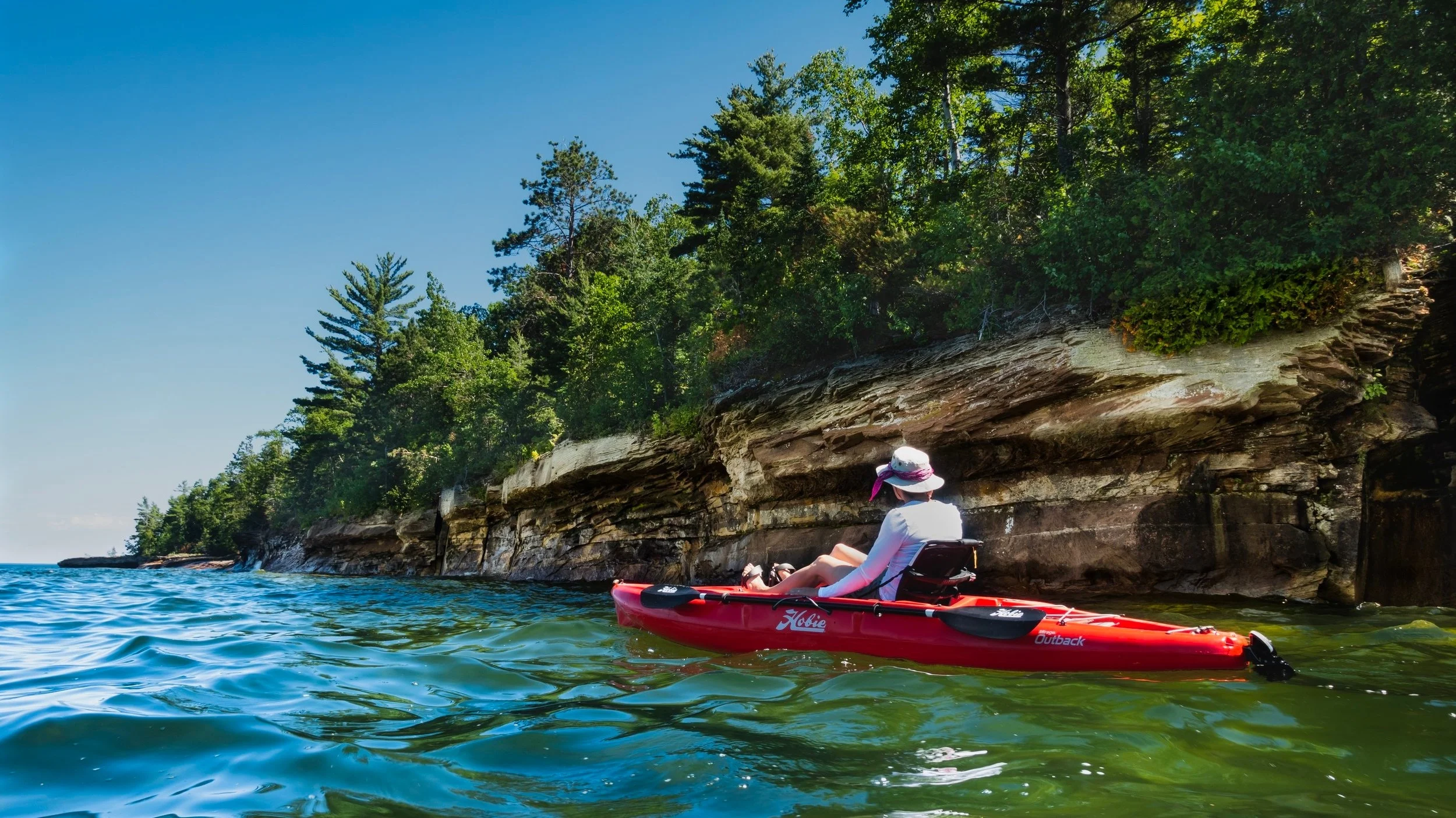 Kayaking at Face in the Rock