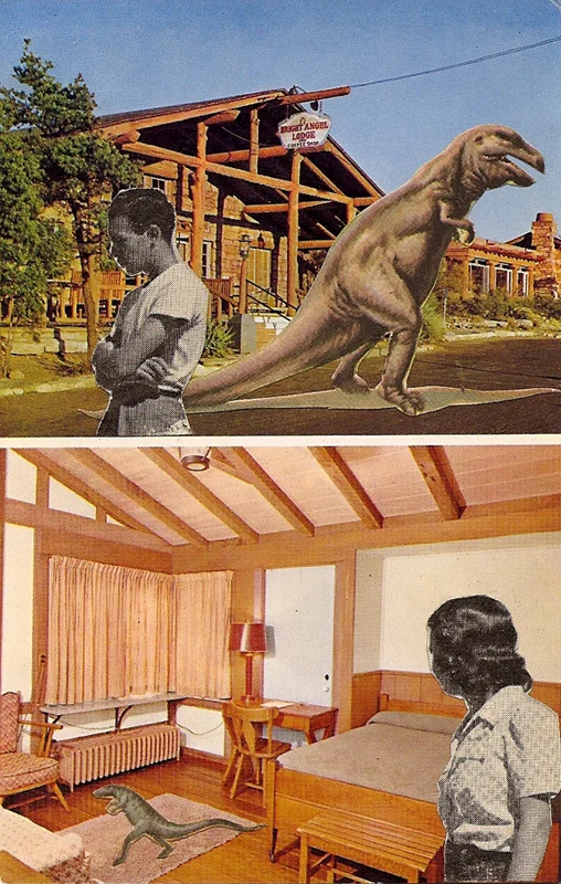 How was your Room? Vintage Postcard Re-Imagined