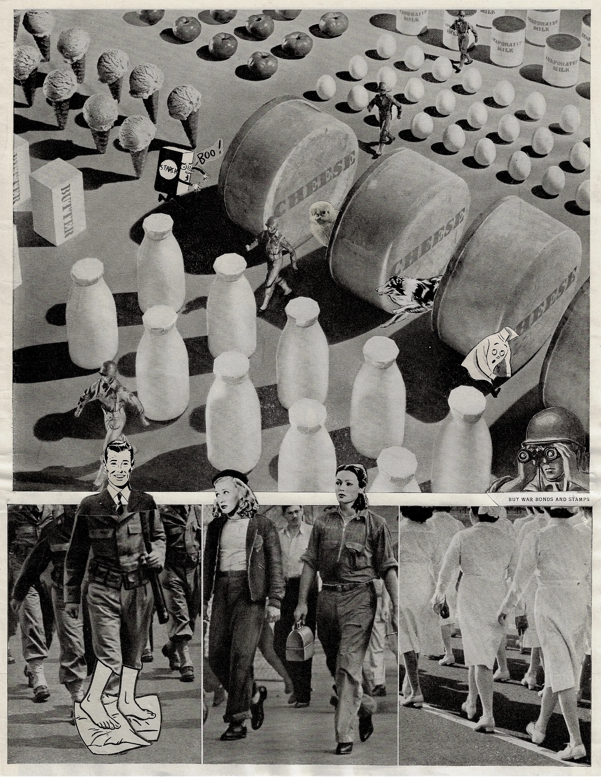 A Growing Nation needs Growing Children , 2019. Analog Collage on paper.