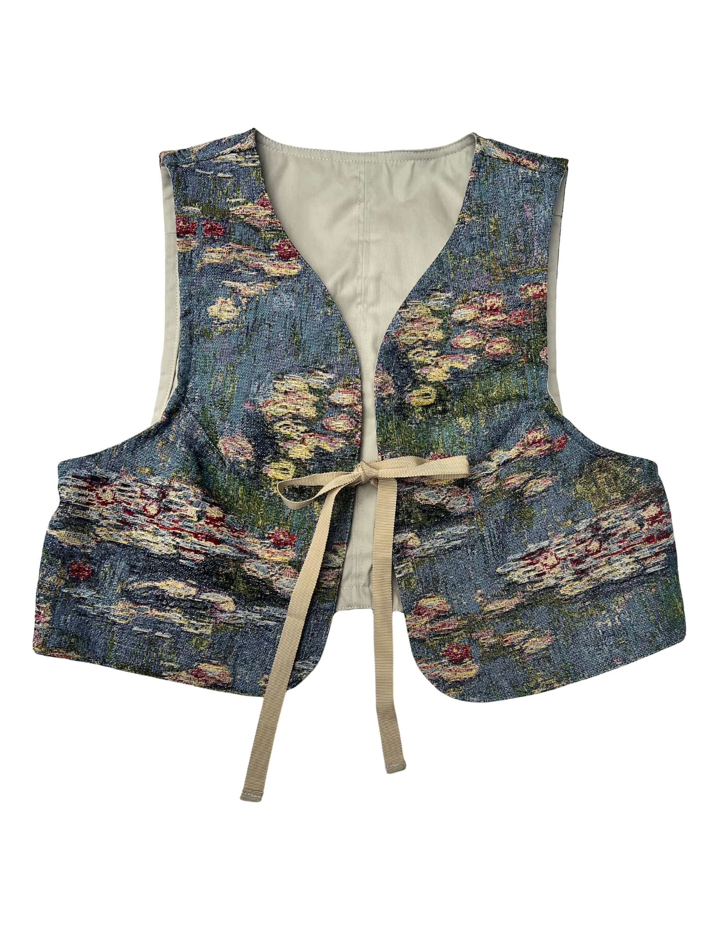 MADE TO ORDER //  Monet Crop Reversible Vest