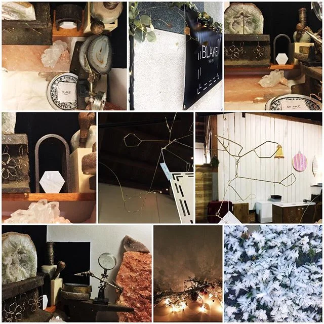 Current mood. ✨ Really revelling in clearing out and getting settled back in the studio. Time to refill the inspiration tank!
Stone specimens and antique tools from my grandpa and great grandpa and pieces added to my collection over the years by my d