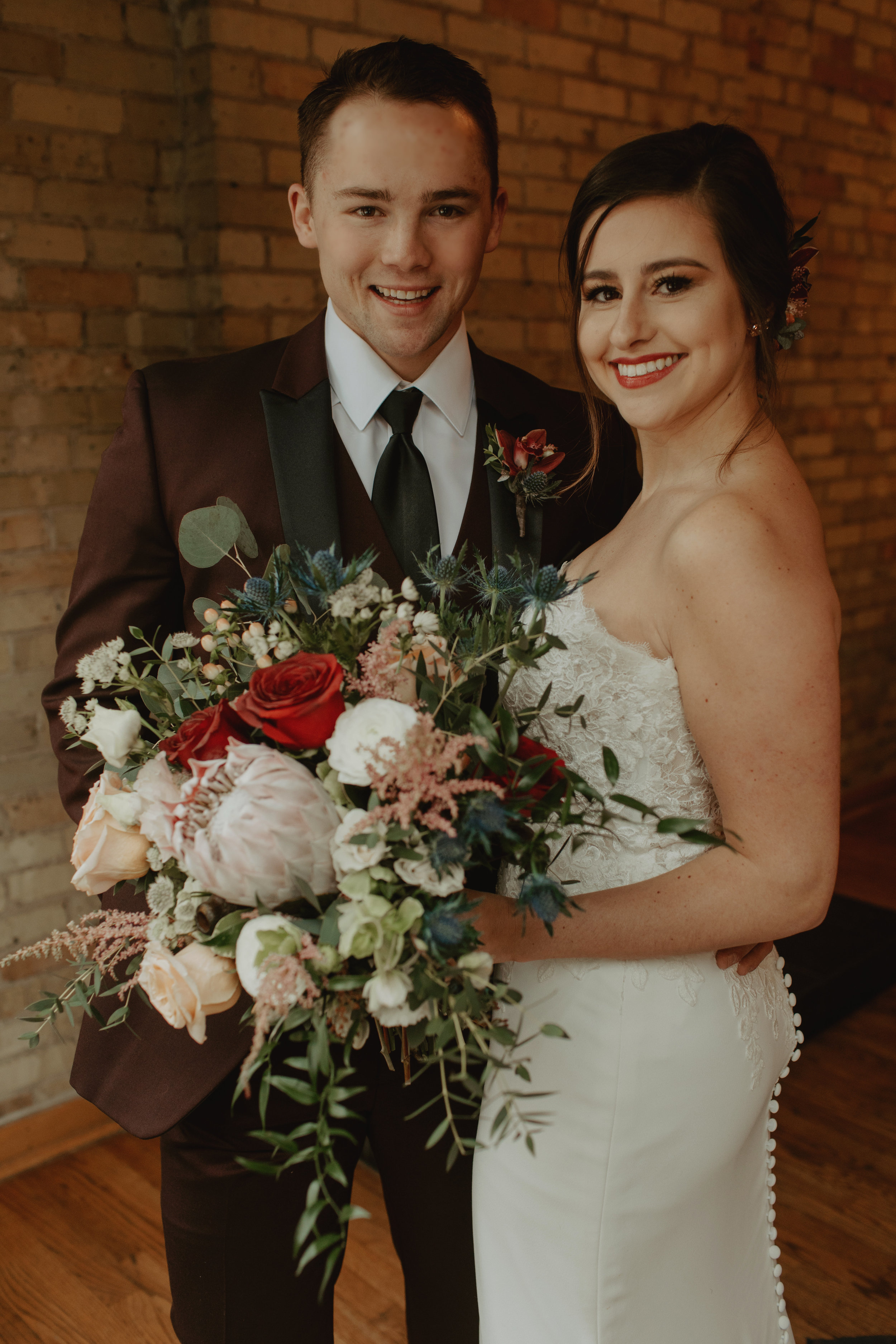 Emma and Buster Elopement - Bride and Groom Close Up Portrait - by Nikki Kate Photography.jpg