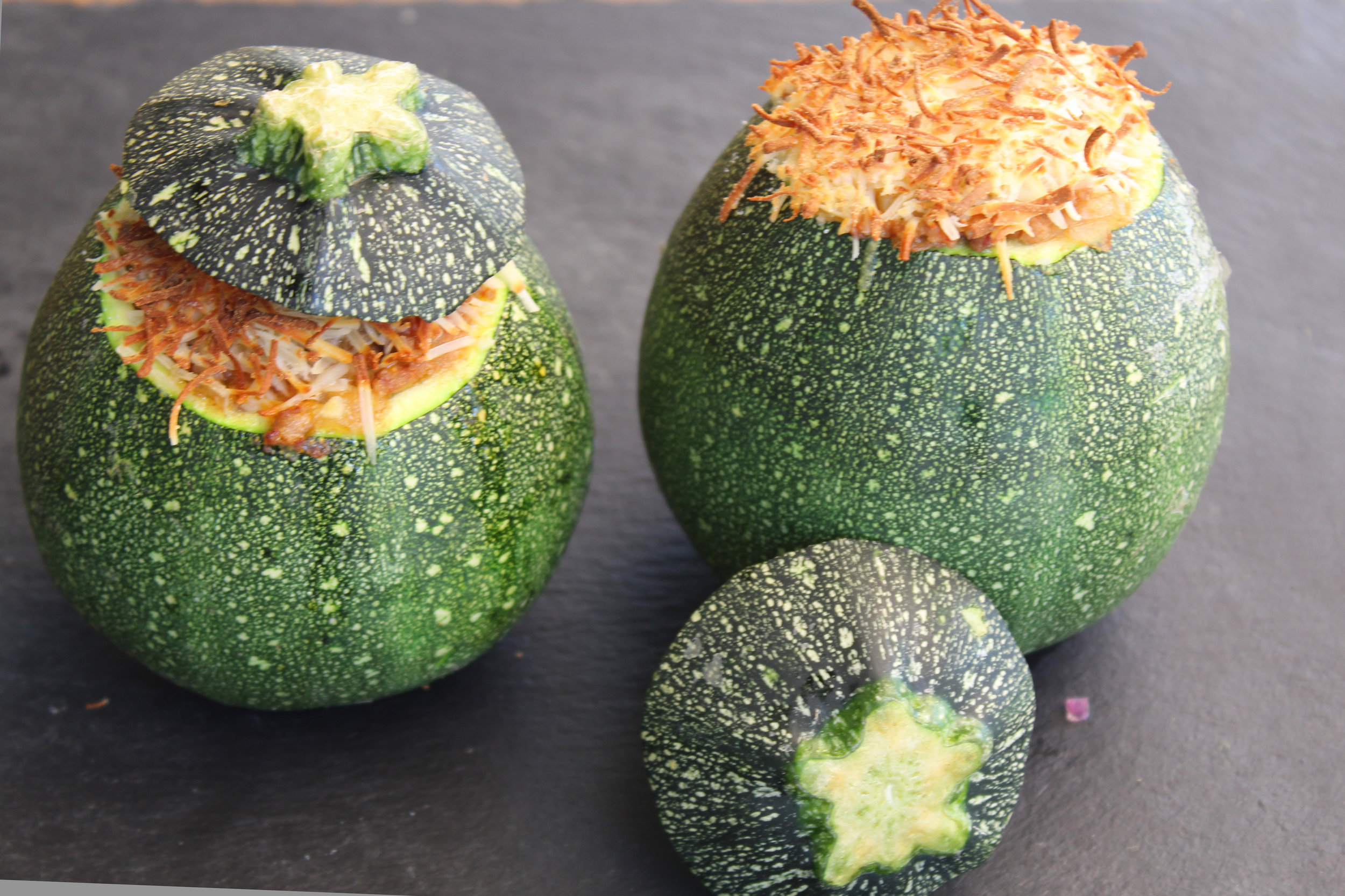 Courgette Redonda Recheada 