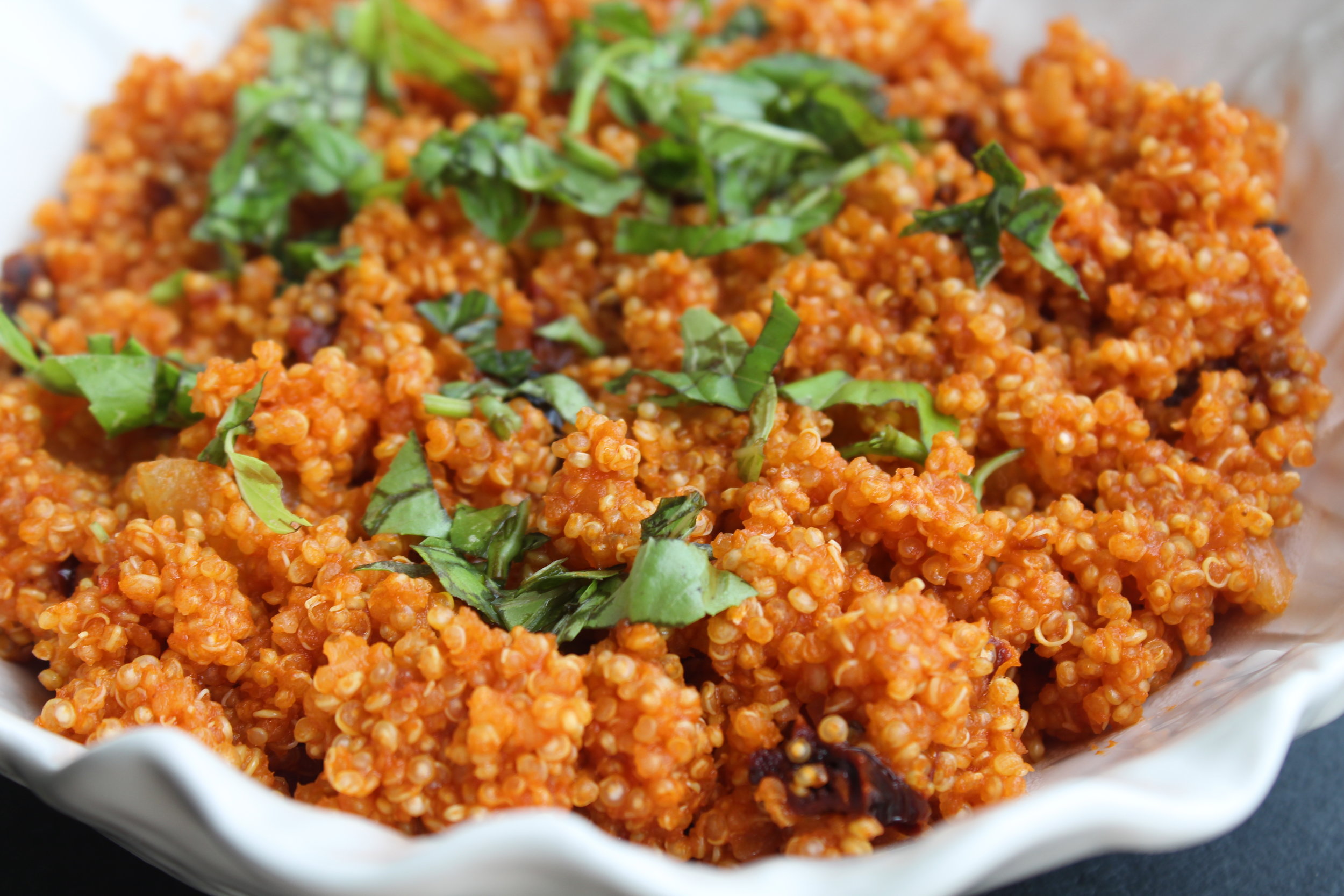 Salada de Quinoa com Tomate Seco