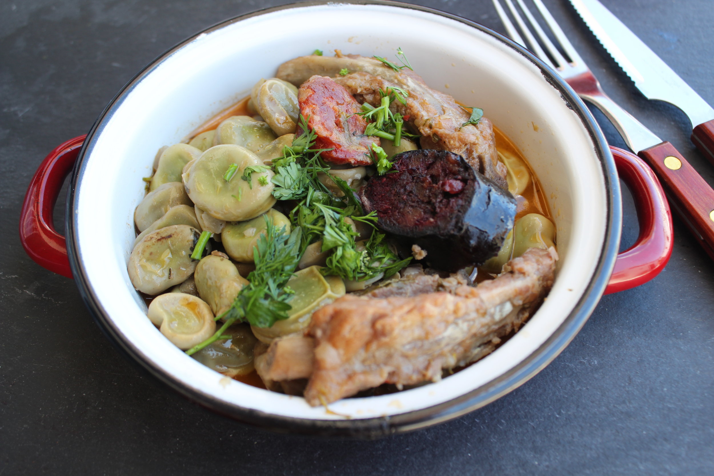 Favas Guisadas com Entrecosto