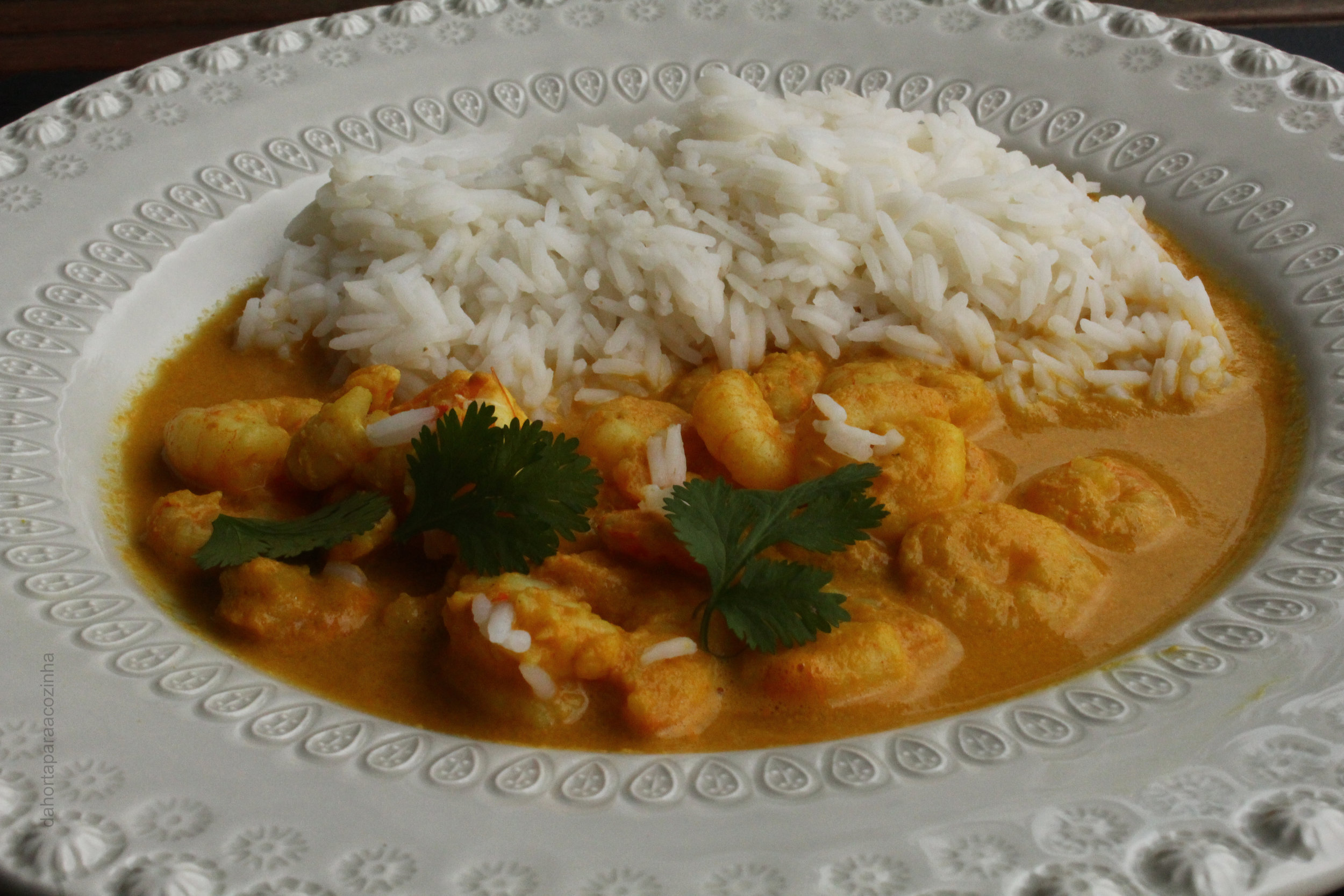 Masala de Camarão (caril)